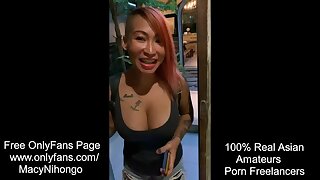 Tinder Girl in Thailand. Free Sex with Big Boos Local MILF